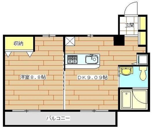 サクレクールの物件間取画像